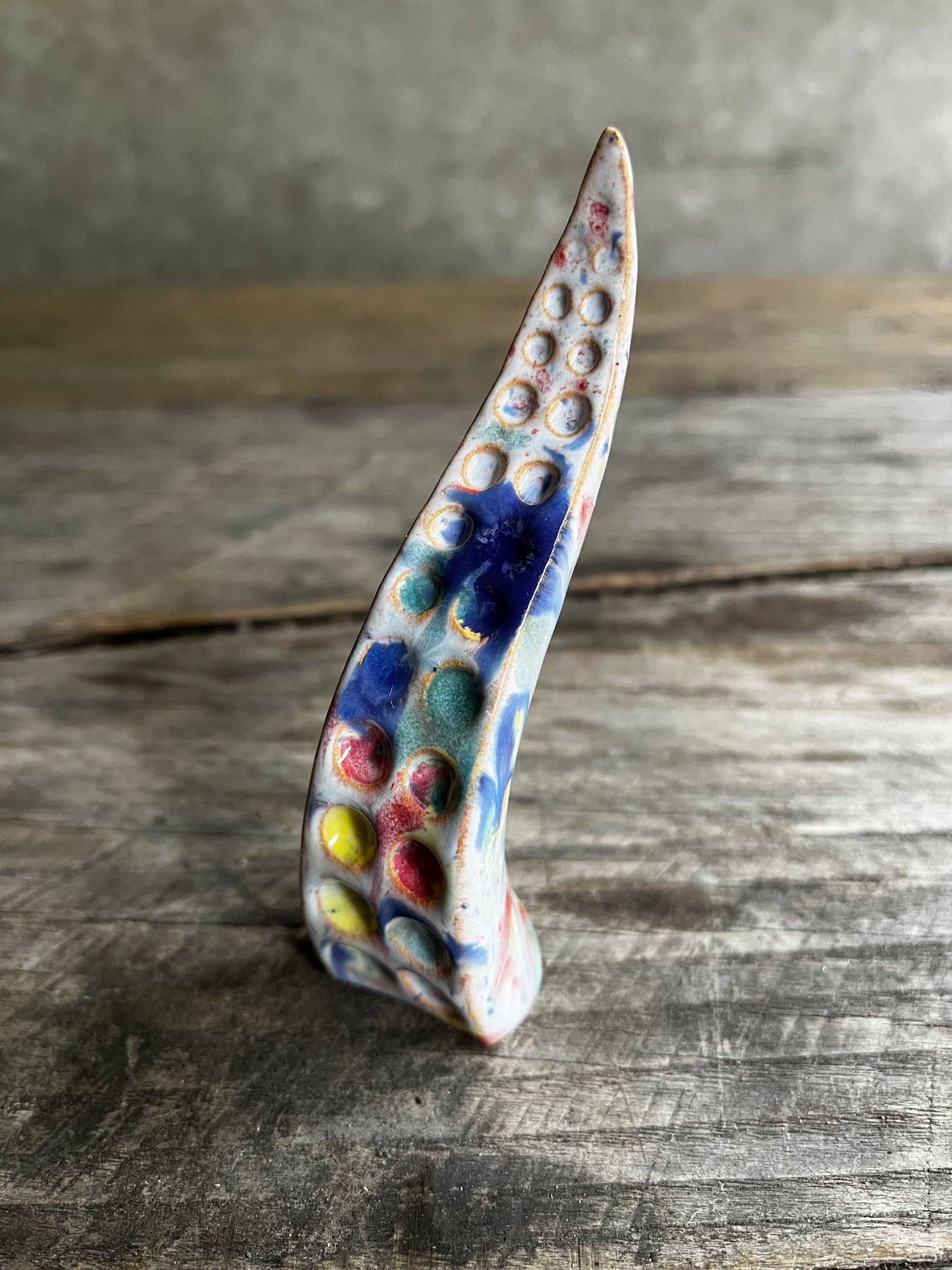 Ceramic tentacle ring holder