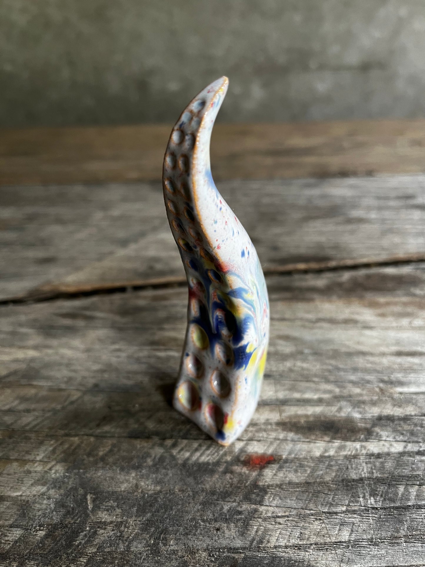 Ceramic tentacle ring holder