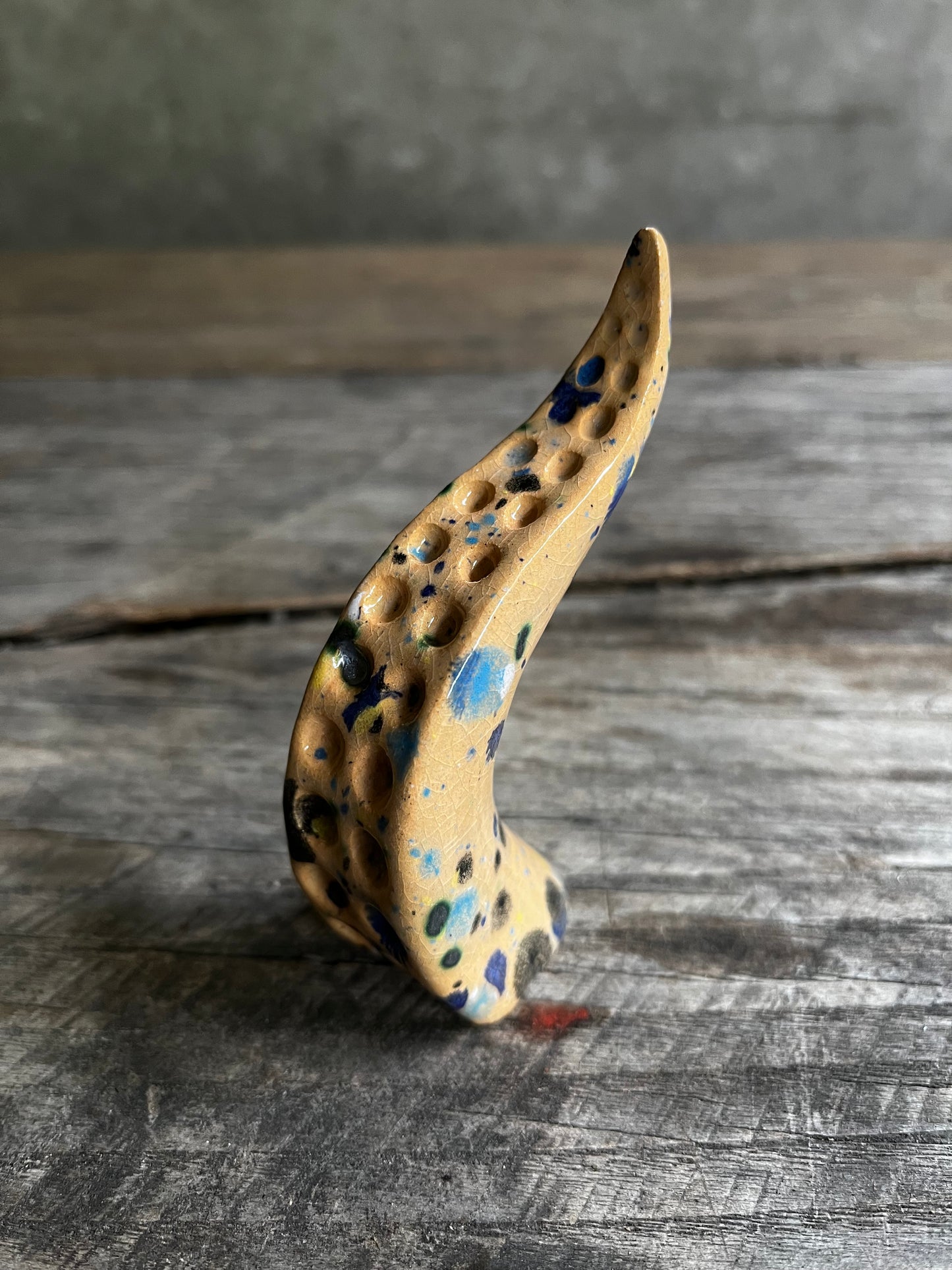 Ceramic tentacle ring holder