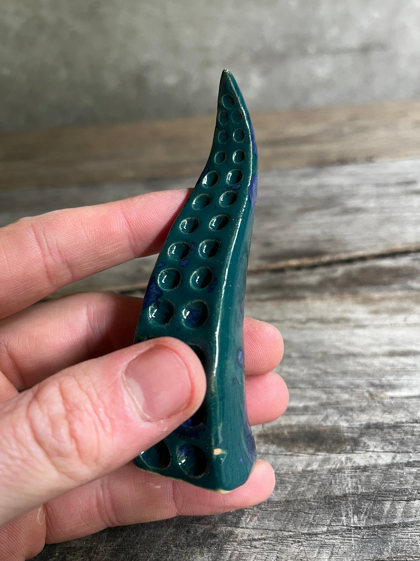 Ceramic tentacle ring holder