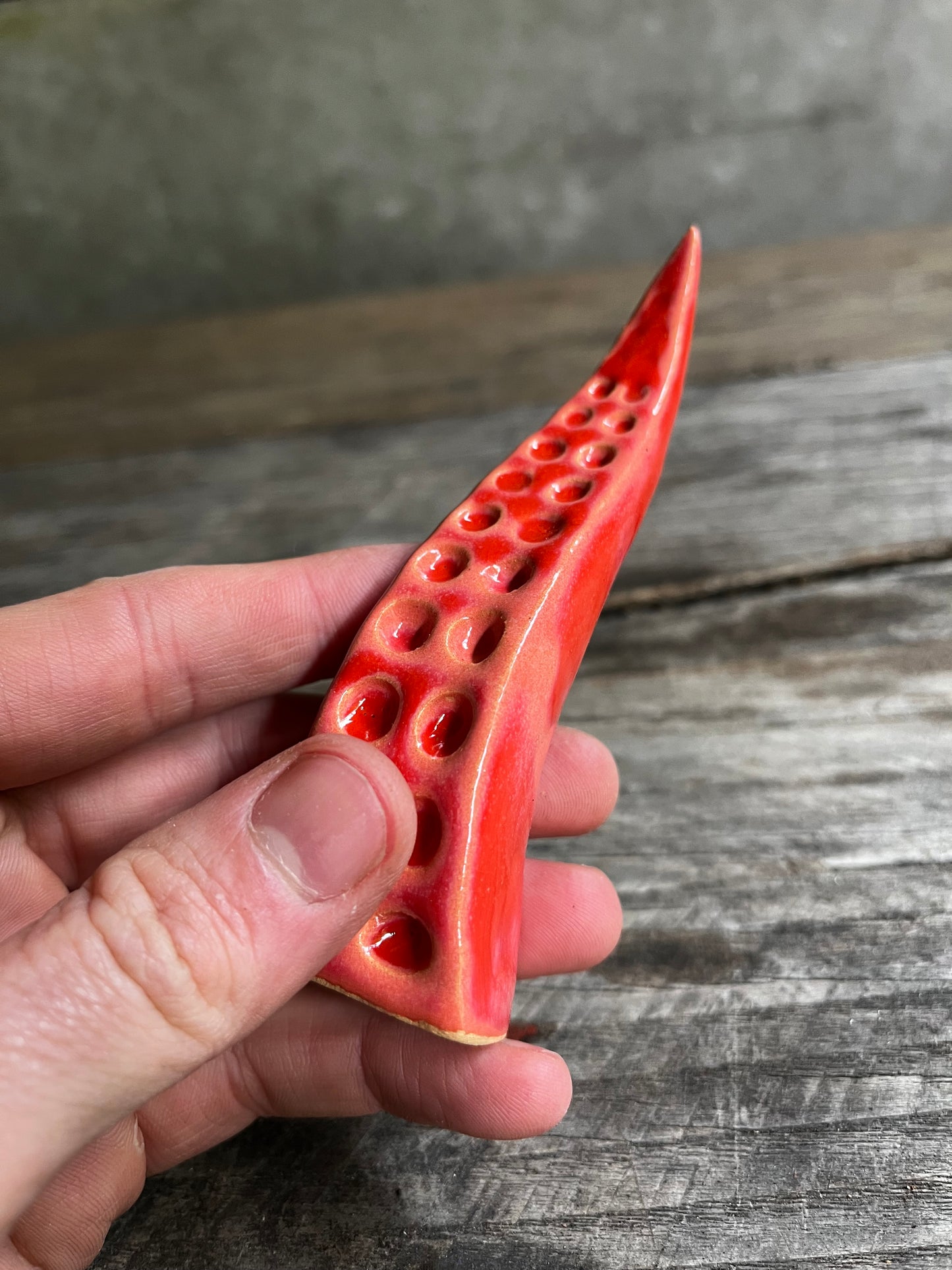 Ceramic tentacle ring holder