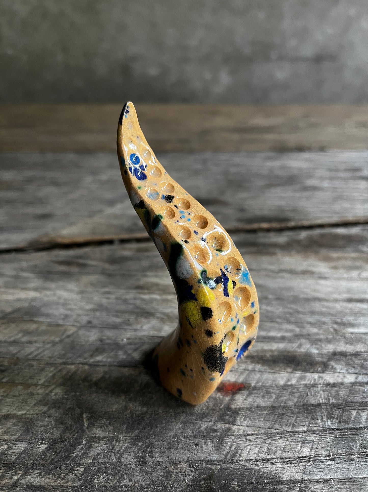 Ceramic tentacle ring holder